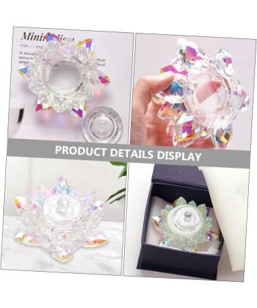 Healeved Nail Art Crystal Cup Nail Crystal Container Espresso Accessories Nail Accessories Nail Art Cup Bowl Glass Nails Cup Clear Mugs Kit High Transparent Crystal Jewelry Travel Acrylic 11x11cm Transparent - Buy Online on GoSupps.com