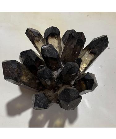 Natural Smoky Quartz Crystal Cluster Tea Crystal Specimen Crystal Large Clusters for Spiritual Home Decor 300-500g Crystal Cluster - Buy Online on GoSupps.com
