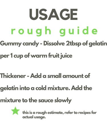 Gelatin (1lb 454g) by Elo s Premium |100% All-Natural Food Grade powder Unflavored Thickener| Packaged In Canada| Used As Thickener Stabilizer Texturiser| Non-GMO Gluten Free| Make Yogurt Fruit Gelatins Puddings and more - Buy Online on GoSupps.com