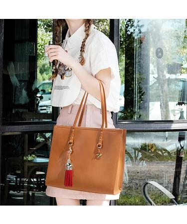 30pcs Red Leather Tassel Pendants with Silver Caps - Ideal for Jewelry Making and Crafts - Buy Online on GoSupps.com