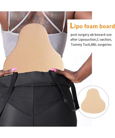 Fyearfly Lipo Foam Backboard & Abdominal Compression Plate for Postoperative Liposuction - Optimal Support & Recovery - Buy Online on GoSupps.com