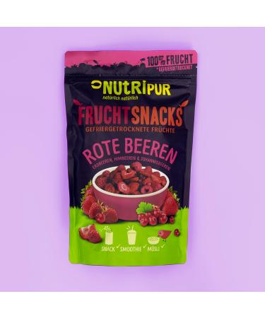 NUTRIPUR Bundles with different flavours (Red Berries 100g (1 pack)) Red Berries 1 piece (1 pack)