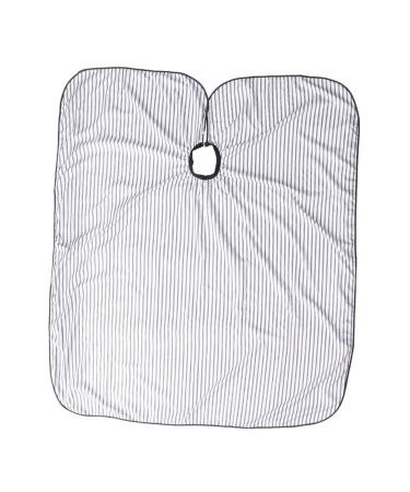 NOLITOY 1pc Classic Haircut Cape Polyester Salon Cape Waterproof Hair Cape Home Barber Supplies Hair Dyeing Apron Hair Styling Cloth Hairdressing Cape Waterproof Stripe Shampoo
