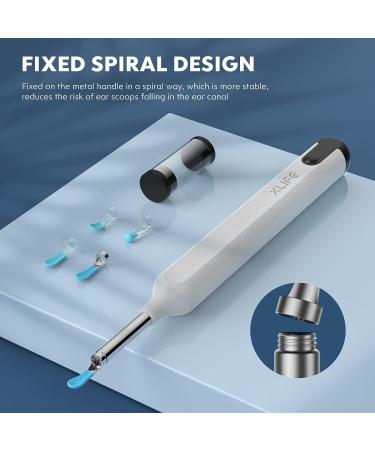 XLife Earwax Remover Tool with 1296P HD Camera and 6 LED Lights - Wireless Ear Cleaner for iPhone Android - IP67 Waterproof Otoscope Ear Wax Removal Kit - Buy Online on GoSupps.com