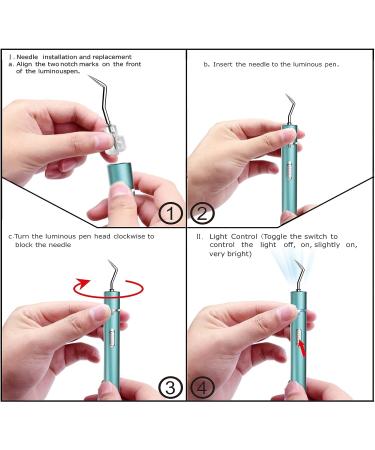 Rechargeable LED Vinyl Weeding Tool with Hook Tweezers - Compatible with Cricut, Silhouette, Siser, Oracal Vinyl - Buy Online on GoSupps.com