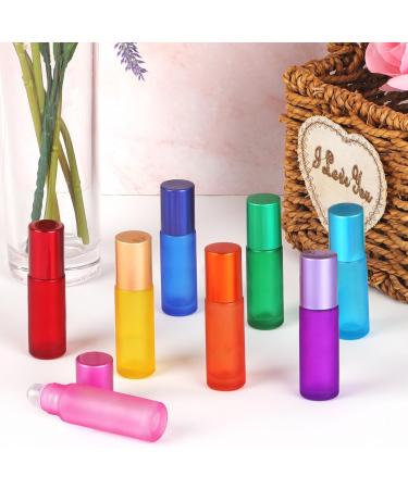 Essential Oils Roller Bottles 8pcs Roll on Bottles with Stainless Steel Ball 10ml Glass Roller Bottles with Bottle Opener Dropper and Funnel for Essential Oils Fragrance Aromatherapy (8 Colors) 8 Colors 8pack 10ml - Buy Online on GoSupps.com