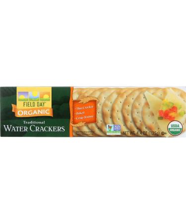 Field Day Crackers Organic Traditional Water, 12 Count