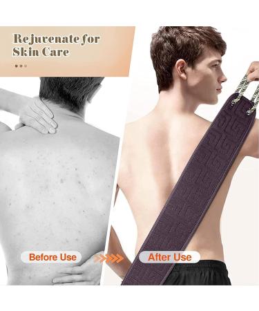 Kireida Double-Sided Shower Scrubber - Large Body Peeling Wash Flap with Handles for Gentle Exfoliation | Ideal for Geriatrics & All Skin Types - Buy Online on GoSupps.com