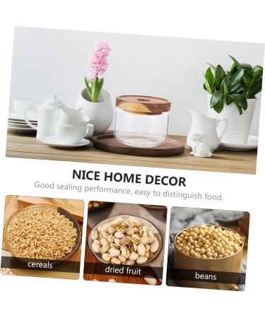 Alipis Glass Transparent Kitchen Cereal Soybean Jar Sealing Grain Multifunction Cereals Can Coarse Food 1 - Buy Online on GoSupps.com