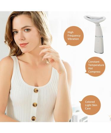 Facial Neck Massager | 3 Color Modes | Double Chin Reduction & Skin Lifting | All Skin Types | Boost Blood Circulation - Buy Online on GoSupps.com