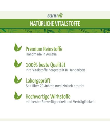 Sanuvit L-Arginine 800 mg Capsules | 180 Vegan Capsules | High Dose Amino Acid | High Bioavailability | Made in Austria - Shop Internationally! - Buy Online on GoSupps.com