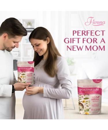 FIVONA Postpartum Soak Blend | Epsom Salt & Essential Oils for Sitz Bath Perineal Care Fast Recovery & Hemorrhoid Relief | 14.1 oz for New Moms - Buy Online on GoSupps.com