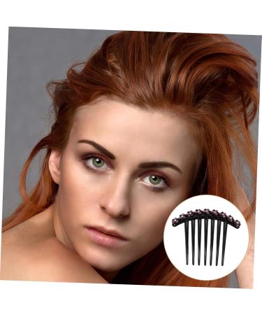 Angoily 1pc Rhinestone Barrettes Wedding Headpiece for Bride Hair Barrettes for Girls Hair Comb Clip Hair Combs 7 Teeth Hair Comb Bridal Hair Accessories Rhinestones Women's - Buy Online on GoSupps.com