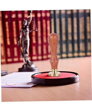 NOLITOY 1pc Dispensing Plate Tool Wooden Stamps Antique Seal Stamp Letters DIY Blush Tool Make up Squeezer 1 count (Pack of 1) Golden - Buy Online on GoSupps.com