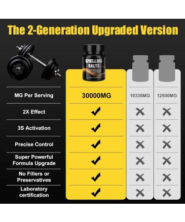 Power Salt for Athletes - Extra Strong Formula | 3-Second Instant Energy Boost for Weightlifting Powerlifting | Portable Leak-Proof Gym Grade Gym Salts| Trusted by Pro Athletes - 002 Black - Buy Online on GoSupps.com