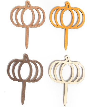 8Pcs Halloween Pumpkin Cupcake Toppers - Pumpkin Themed Birthday Party Supplies - Baby Shower Pumpkin Cupcake Picks - Kids Birthday Pumpkin Cup Toppers - Pumpkin Cake Decorations For Fall - Buy Online on GoSupps.com