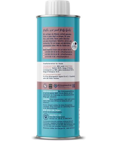 Pets Deli Pure Linseed Oil for Dogs - Premium Omega-3 Food Additive 250ml | Best Quality Linseed Oil for Healthy Pets - Buy Online on GoSupps.com