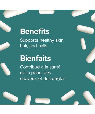 Webber Naturals Biotin 5000 mcg 60 Vegetarian Capsules - Buy Online on GoSupps.com