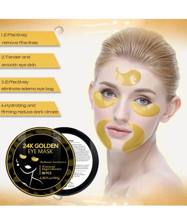 Wismee 24K Gold Under Eye Patches - Reduce Puffy Eyes, Dark Circles, Bags & Wrinkles - 30 Pairs - Buy Online on GoSupps.com
