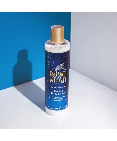 Feather & Down Sweet Dreams Cooling Body Lotion 295ml | Vegan Cruelty-Free Lavender & Chamomile Essential Oils - Buy Online on GoSupps.com