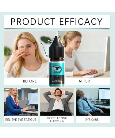 Lubricating Eye Drops 10 ml Moisturizing Liquid Eye Drops for Contact Lens Wearers For Workplace Travel Daily Screen Use Reading Work Home Morning Night Study - Buy Online on GoSupps.com