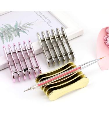 MWOOT 3STK Nail Brush Holder Stand - Manicure & Nail Art Accessories for Perfect Brush Management - Buy Online on GoSupps.com