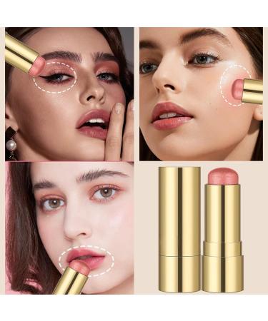 3-in-1 Cream Blush Stick for Cheeks, Lips & Eyes - Moisturizing Multi-Stick Blush (Pack of 1) - Buy Online on GoSupps.com