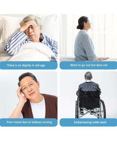 Open Crotch Bedridden Trousers - Soft Cotton | Ideal for Limited Mobility & Postoperative Recovery (XL - Buy Online on GoSupps.com