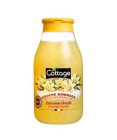 Cottage Shower Scrub, Delicious Vanilla Exfoliating Grains, 100% Natural, 1 Unit