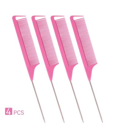 10Pcs Rat Tail Combs Set - Hair Parting Comb, Alligator Styling Clips, Carbon Fiber Teasing Combs - Salon/Home Stylist Braiding Tools - Heat Resistant - 10Pcs/Set(B) - Buy Online on GoSupps.com