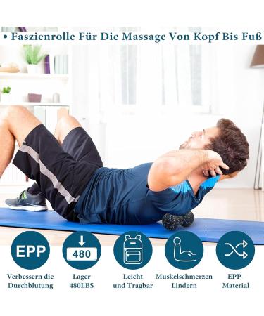 Fascia Ball Set - 2 Massage Balls for Deep Tissue Relief & Relaxation | Ideal for Feet & Body | Lacrosse Ball Duo - Buy Online on GoSupps.com