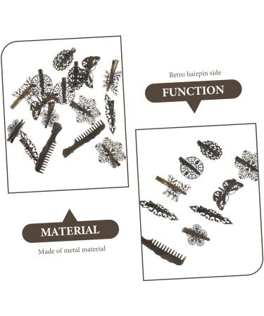 FRCOLOR Retro Hairpins hair European and American Victoria nostalgia french hair clips hair for women Vintage Metal Hair Clips Metal bride hairpin Barrettes - Buy Online on GoSupps.com