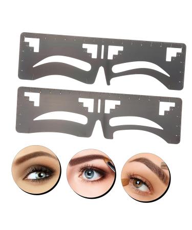 Beavorty 6 Pcs Eyebrow Ruler and Stencil Set - Brow Shaping Template, Eyebrow Stamp, Mapping String, and Makeup Supplies - Buy Online on GoSupps.com