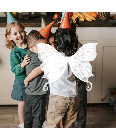 ibasenice Girls Wings Fairy Wings Butterfly Wing Dress Up Butterfly Wing Prop Elegant Style Butterfly Wing White - Buy Online on GoSupps.com
