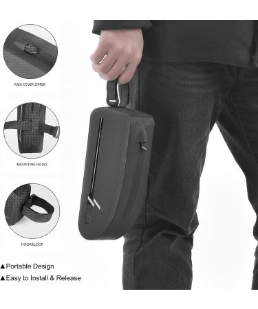 CbRSPORTS Waterproof Bike Top Tube Bag | Front Frame Energy Pack for Cycling | Fuel-Tank & Phone Storage | 840D Material | 9.25x4.13x2.55inches(L) - Buy Online on GoSupps.com