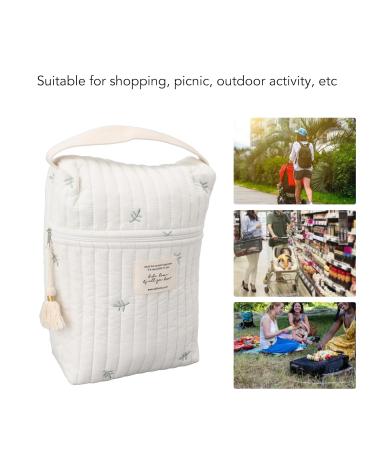 Multifunctional Diaper Bag - Stylish Travel Nappy Bag for Baby Essentials | Baby Bag for Bottles Wipes & Pacifiers (Leaf Design) - Buy Online on GoSupps.com