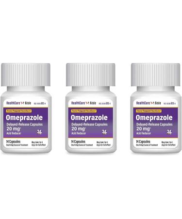 HealthCareAisle Allergy Relief - Fexofenadine Hydrochloride Tablets USP 180 mg 180 Tablets & Omeprazole 20 mg 42 Delayed-Release Capsules - Acid Reducer - Buy Online on GoSupps.com