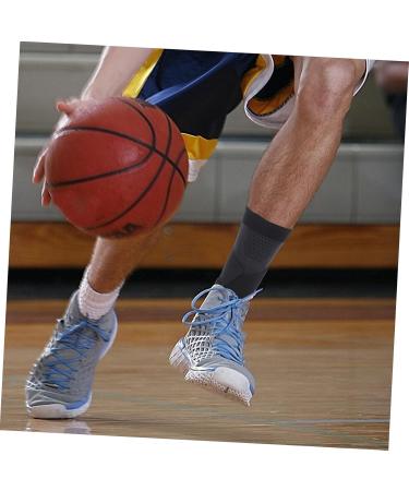 Mobestech Anti-Wear Ankle Sleeves for Men - 2 Pairs Football Ankle Braces & Soft Nylon Sports Socks - Buy Online on GoSupps.com