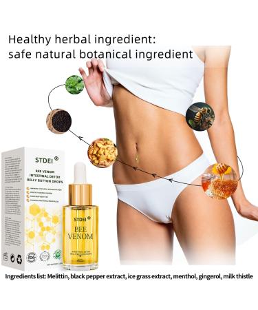 STDEI Bee Venom Intestinal Drops - All Skin Care for Men & Women 20ml | Shop Internationally - Buy Online on GoSupps.com