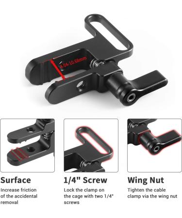 SmallRig HDMI Cable Clamp Lock for Sony A7RIII/A7II/A7RII/A7SII - Compatible with Cage 1660/1673/1675/1982/2087-1679 - Buy Online on GoSupps.com