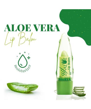 BioRLX Aloe Vera Lip Balm - Hydrating Duo for Soft Lips | International Shipping Available - Buy Online on GoSupps.com