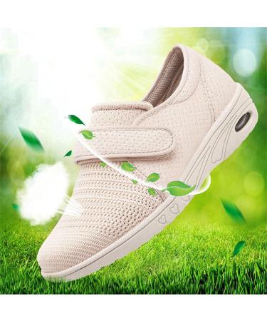 Buy Mens Diabetic Edema Boots - Adjustable Lightweight Slippers for Swollen Feet | Comfortable Walking Shoes for Grandparents | Size 7.5 Gris - Buy Online on GoSupps.com