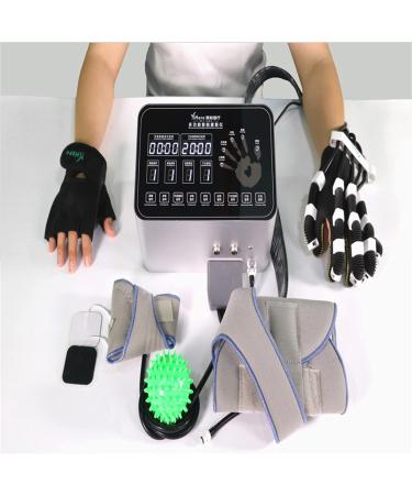 ZZBB Rehabilitation Robot Finger Orthoses Stroke Hand Splint Manual Training Rehabilitation Robot Gloves Hand Stroke Hemiplegia Rehabilitation Training Equipment Left Medium