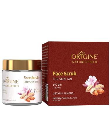 Goldy Face Scrub For Skin Tan | Tan Removal Scrub | Enriched With Ubtan Almond & Olive to Enhance the Plumpy Flawless look of Skin - 100gm - SLS & Paraben Free