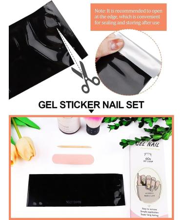 Kalolary 20PCS Gel Nail Polish Strips with File and Stick - Self-Adhesive Wraps for Cured Gel Nails (UV/LED Lamp Required) - Buy Online on GoSupps.com