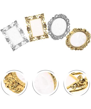 4 Pi ces Palette de Mixage Ongles R sine Vintage Plateau Multifonction pour M lange de Vernis Support Photo Manucure Outil Cosm tique pour Salon de Beaut  - Buy Online on GoSupps.com