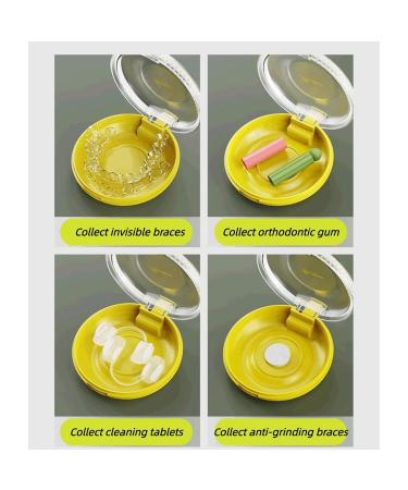 Invisible Braces Storage Box - Portable Retainer & Dentures Case (Green) | International Shipping Available - Buy Online on GoSupps.com