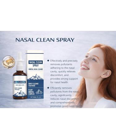 Nasal Spray for Daily Nasal Hygiene Non-Medicated Fine Mist Nasal Cleanse for Dry Air Travel & Pollution Steroid-Free Nasal Care Spray for Nasal Dryness & Everyday Comfort.2Pcs - Buy Online on GoSupps.com