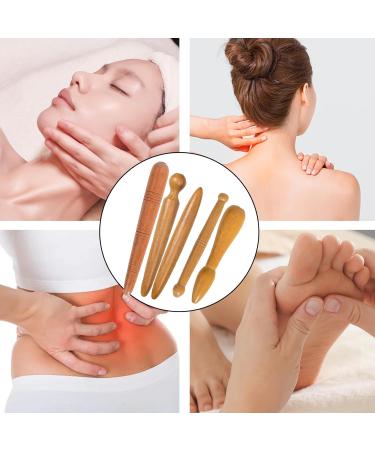 Buy PIMXL 5-Piece Trigger Point Massager Set - Massage Wood Tools for Pain Relief & Muscle Relaxation | International Shipping - Buy Online on GoSupps.com