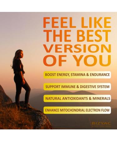 BIZYAC Organic Shilajit Gummies for Men and Women with Sea Moss & Ashwagandha 100% Himalayan Extract with 105+ Trace Minerals Burdock Root & Lion s Mane Vegan Sugar-Free 60 Gummies - Buy Online on GoSupps.com